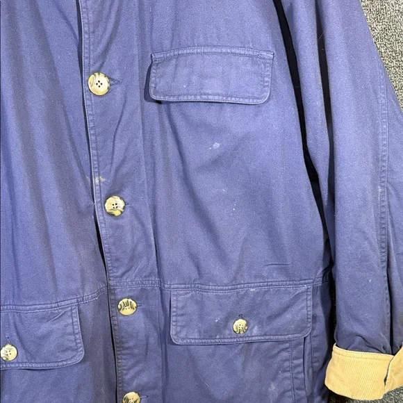 Men's Blue Vintage Field Jacket - Picture 2 of 7